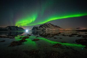 , norwegia, fot adam brzoza,, zorza polarna, aurora,