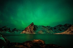 , norwegia, fot adam brzoza, zorza polarna, aurora, lofoty, hamnoy, reine,