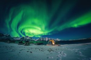 , norwegia, fot adam brzoza, zorza polarna, aurora,