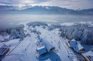 lotnicze, hexacopter, szymoszkowa, gubałowka, panorama z giewontem, wyciag narciarski , ski, fot adam brzoza