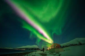 , norwegia, fot adam brzoza, zorza polarna, aurora,, Lyngen North