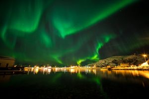 norwegia, fot adam brzoza, zorza polarna, aurora, okolice tromso, wyspy Sommaroya,, Kvaloya,