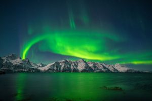 , norwegia, fot adam brzoza, zorza polarna, aurora,